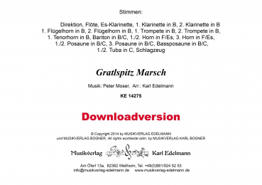 Gratlspitz Marsch - Download